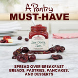 Stonewall Kitchen Sour Cherry Jam, Sour Cherry Preserves, 12.5 Ounces