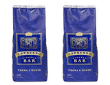 Grande Italia Espresso; Small Batch Artisan Roasted: Bar, Crema e Gusto, Whole Bean (2LB Bag, Pack of 2)