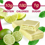 ProtiDIET Key Lime Pie Protein Wafer Bar - Low Sugar High Protein Snacks for Adults, Perfect On the Go Meal Replacement Bar and Nutritional Snack - 7