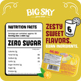 Big Sky Sugar Free Lemonade Stand Mints - 50 Count Tin (Pack of 6) | Kosher Certified, Vegan Candy | Aspartame & Gluten Free | Lemon Flavored Sugar