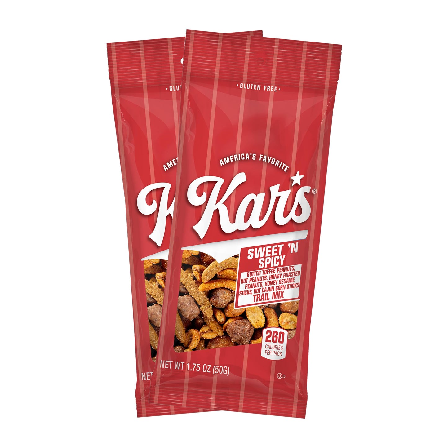 Kar’s Nuts Sweet 'N Spicy Trail Mix, 1.75 oz Grab & Go Bags, Individual Snack Packs (Pack of 72), Gluten-Free Trail Mix Snacks