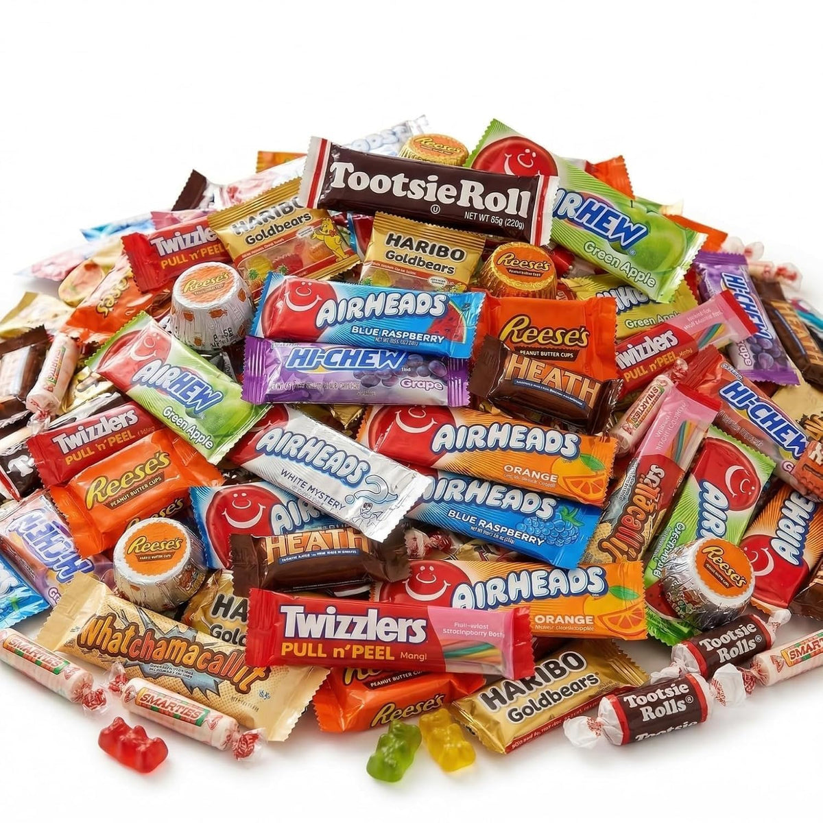 CANDYMAN (6 LB) Chocolate & Candy Bundle with Mixed Individually Wrapped Treats, Fun and Mini Sized Chocolate and Candy for Parties, Ship with Ice