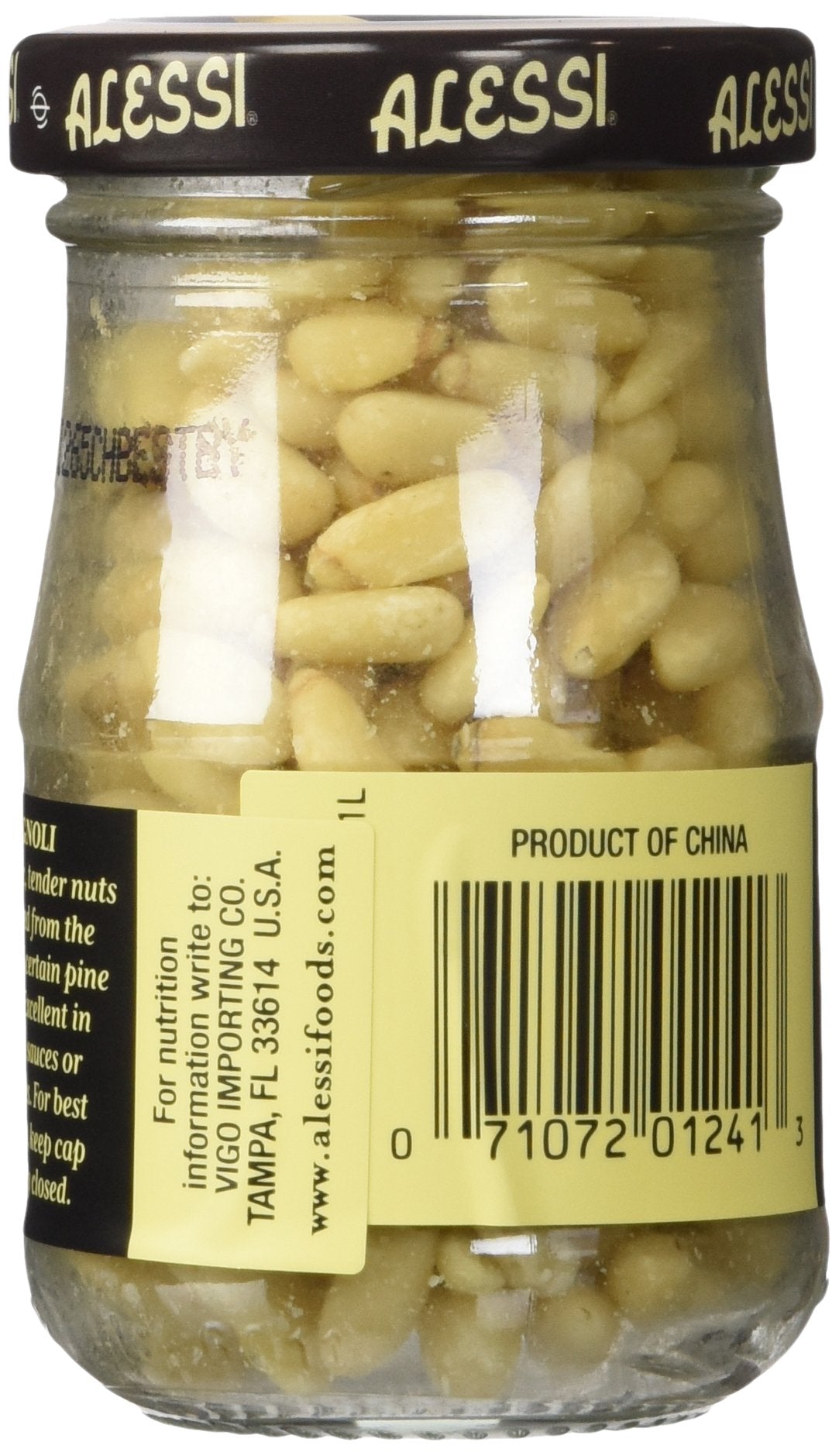Alessi Pignoli Pine Nuts, 1.75 oz, White