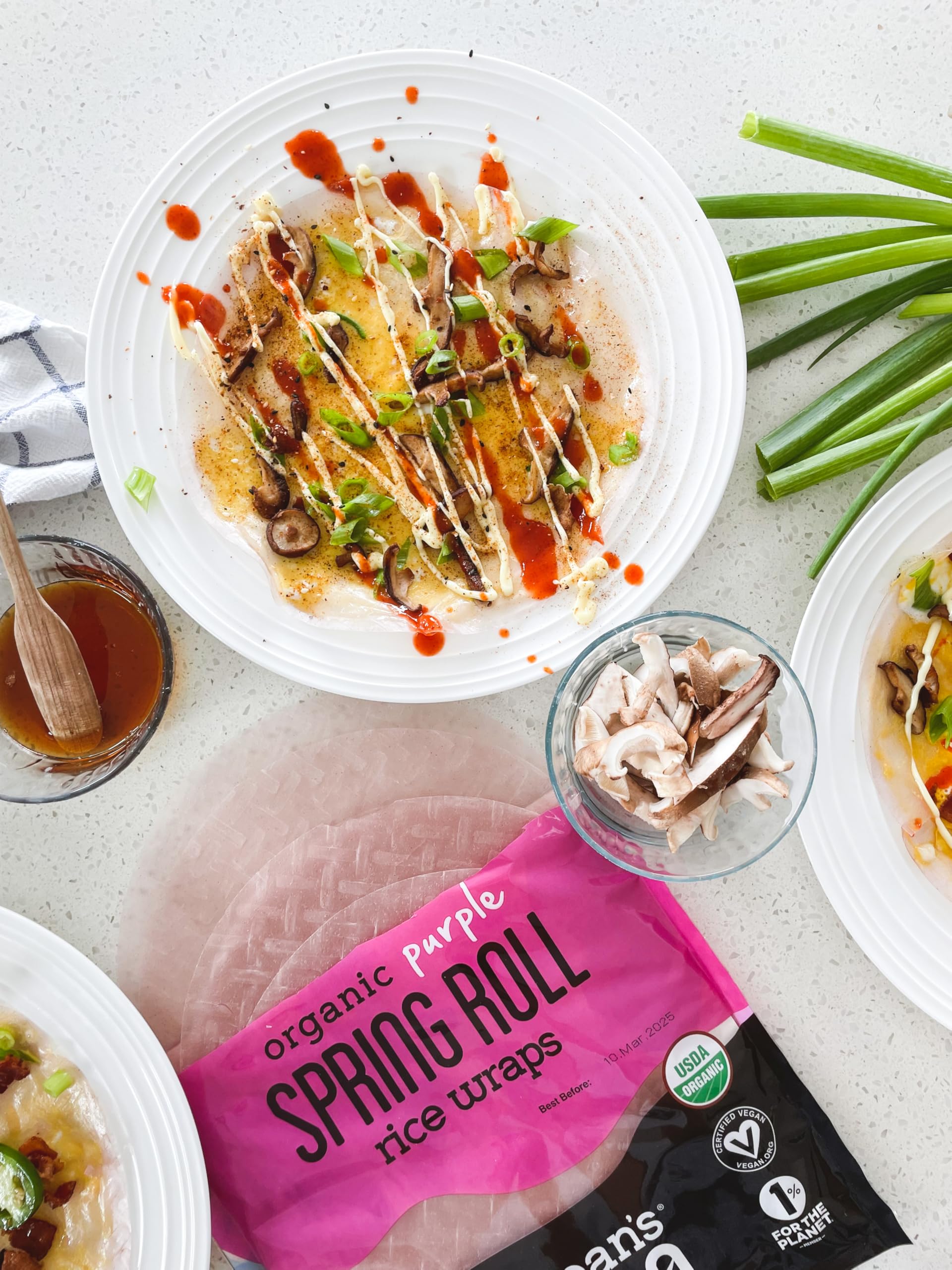 Ocean's Halo Organic Spring Roll Purple Rice Wraps, 4.2 oz