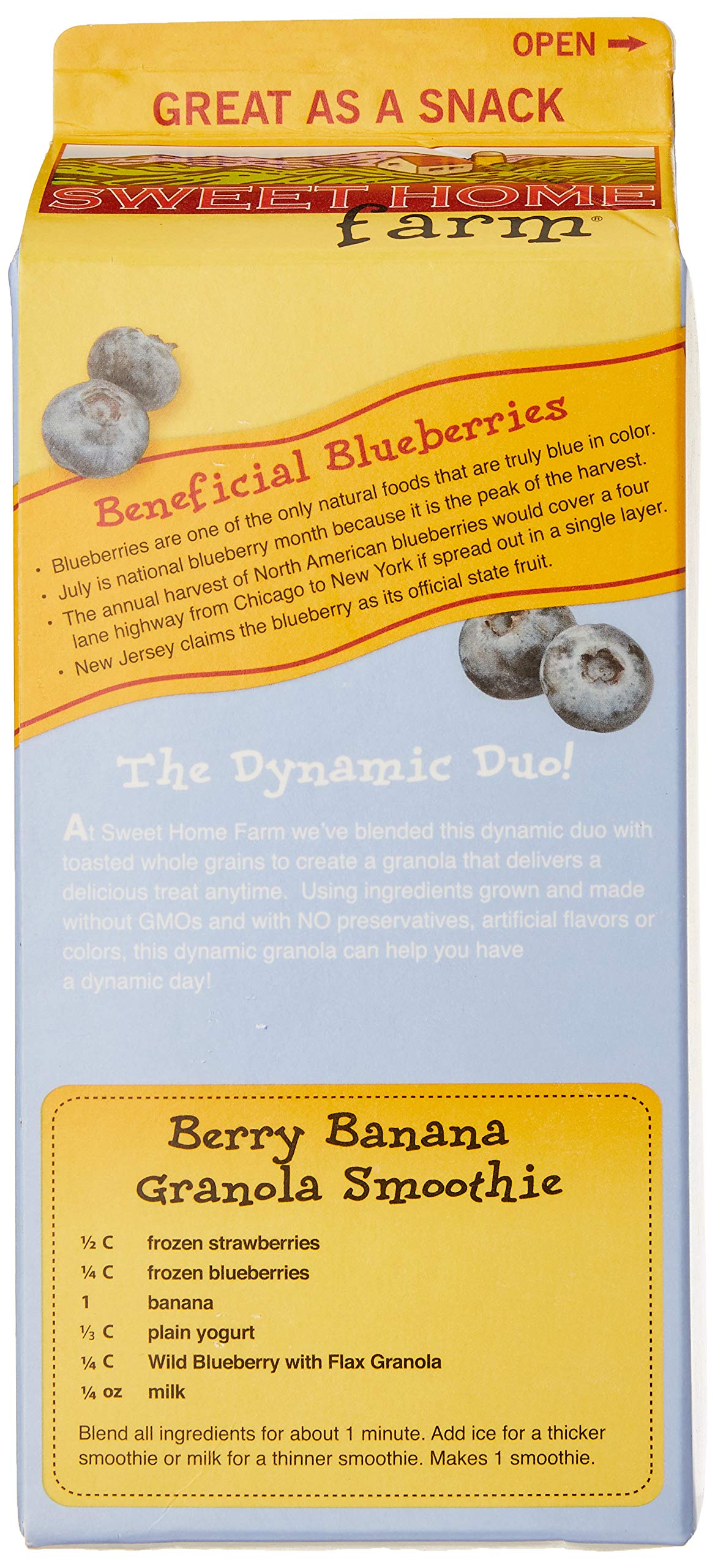 Sweet Home Granola Blueberry Flax, 20.5 oz