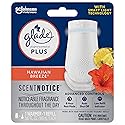 Glade PlugIn Plus Air Freshener Starter Kit, Scented Oil for Home and Bathroom, Hawaiian Breeze, 0.67 Fl Oz, 1 Warmer + 1 Refill