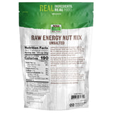 NOW Foods, Raw Energy Nut Mix, Unsalted Mix of Raisins, Walnuts, Peacans, Almonds, Pumpkin Seeds and Cashews, Great-Tasting, Source of Iron, 16-Ounce