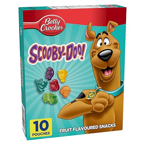 Betty Crocker Fruit Snacks Scooby Doo, 10ct, 226g/8oz. (Imported from Canada)