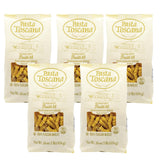 Pasta Toscana | Bronze Die Pasta | Italian Durum Wheat Semolina | Bronze die Pasta, 16 oz (Pack of 5, Fusilli)