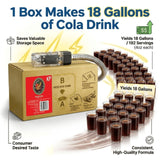 Bar Beverages Georgia Style Craft Cola (3 Gallon Bag-in-Box Syrup Concentrate) - Box Pours 18 Gallons of Cola - Use with Bar Gun, Soda Fountain or