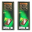 Moser Roth German Dark chocolate -- Mint (pack of 2)