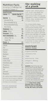 Earnest Eats Vegan Granola Planks High in Fiber, Omega-3s and Protein - Pomegranate Walnut Crisp - (Case of 6 - 3oz)