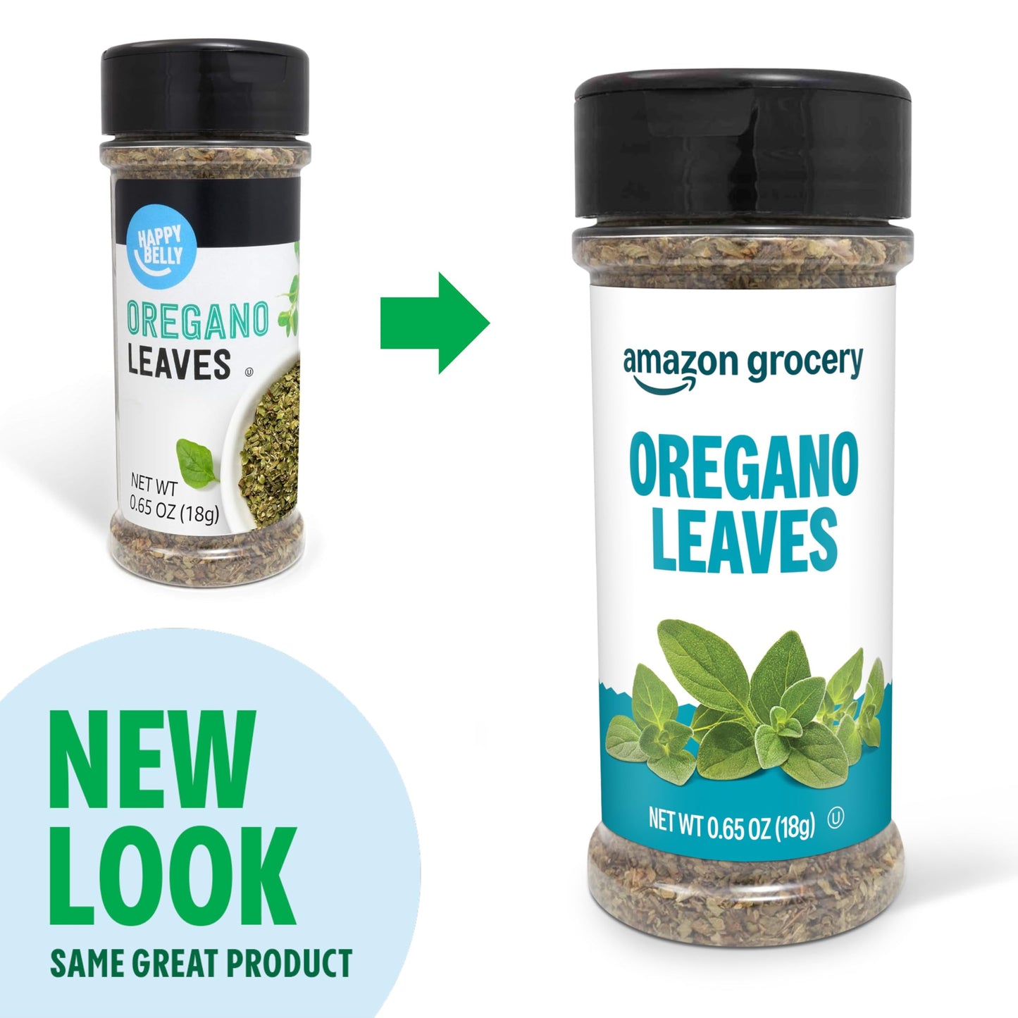 Amazon Grocery, Oregano Leaves, 0.65 Oz