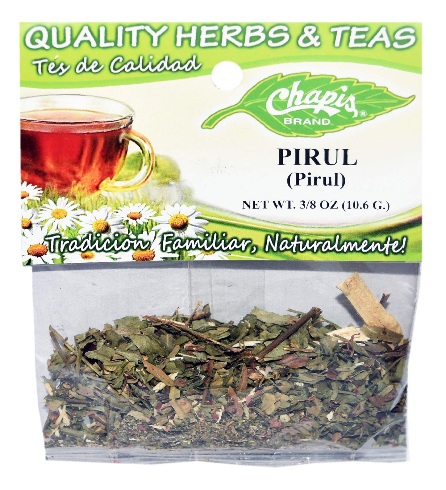 3 PIECES CHAPIS PIRUL NATURAL HERBS HIERBAS Net Wt. 3/8 oz. (10.6 g)