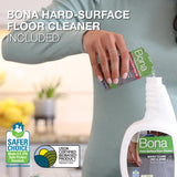 Bona Multi-Surface Floor Care Kit - Includes Microfiber Mop, Microfiber Cleaning Pad, Hardwood Floor Cleaning Solution, and Multi-Surface Floor