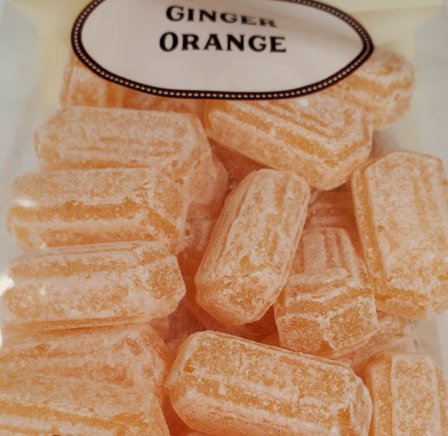 1 x Hermann the German Ginger Orange Hard Candy 150g