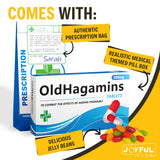 OldHagamins Joke Prank Pill Box with Jelly Beans Candy - Funny Mom Gifts, Mothers Day Gift for Mom, Birthday Gifts for Women, Gag Gift for Her