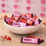 HERSHEY'S Milk Chocolate Snack Size, Valentine's Day Candy Bag, 12.6 oz (28 Pieces)