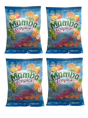 Mamba Tropic Fruit Chews (4-Packs) 3.52 Oz. Each