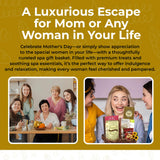 Gift Basket Village - Happy Mother's Day Deluxe Gift Basket - Ultimate Spa Package for Mom - Gifts for Women - Thoughtful Gift Basket for Mom - Ideal