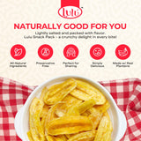 LULU Plantain Chips Variety Pack, 12 Individual Bags - 6 Lemon, 4 Lightly Salted, 2 Sweet Flavors - Crunchy Platanitos Chips, No Preservatives or
