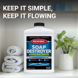 Roebic K-87 Liquid SGP Soap, Grease and Paper Digester with Bacteria, Eliminates Buildup in Pipes and Protects from Clogs, Treats 1500 Gallons, 32 fl