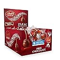 Lindt LINDOR Milk Chocolate Candy Truffles, Milk Chocolate with Smooth, Melting Truffle Center, 25.4 oz., 60 Count