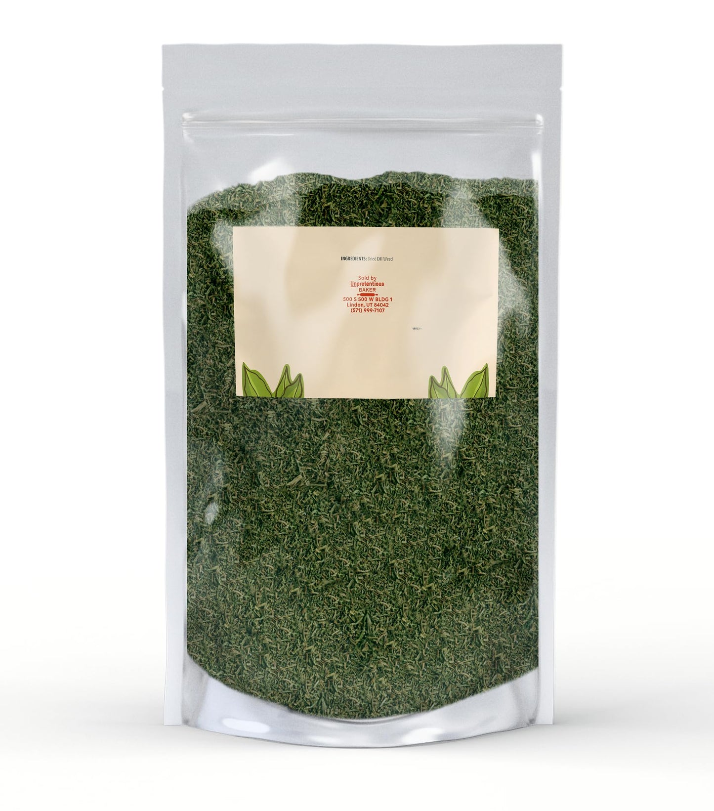 Unpretentious Dill Weed, 2 lb, Light Anise Taste, Garnish