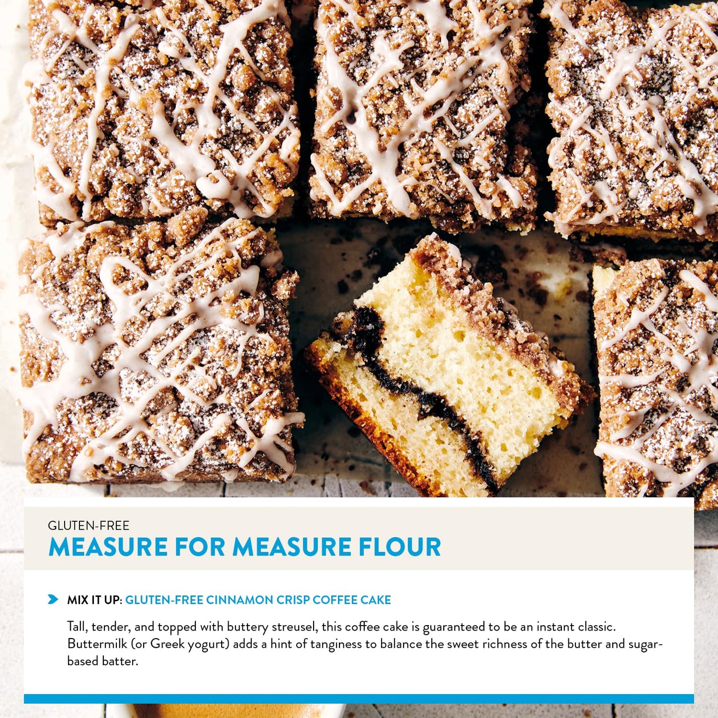 King Arthur Flour Measure for Measure Flour, Gluten Free, 3 Lb, (Pack Of 4)
