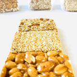 NY SPICE SHOP Crunch Bar - Pack of 3 Honey Bars (Peanut, Sesame & Honey Nut & Seed) - 12 Ounces Healthy Protein Snacks - Crunch Honey Candy - Great