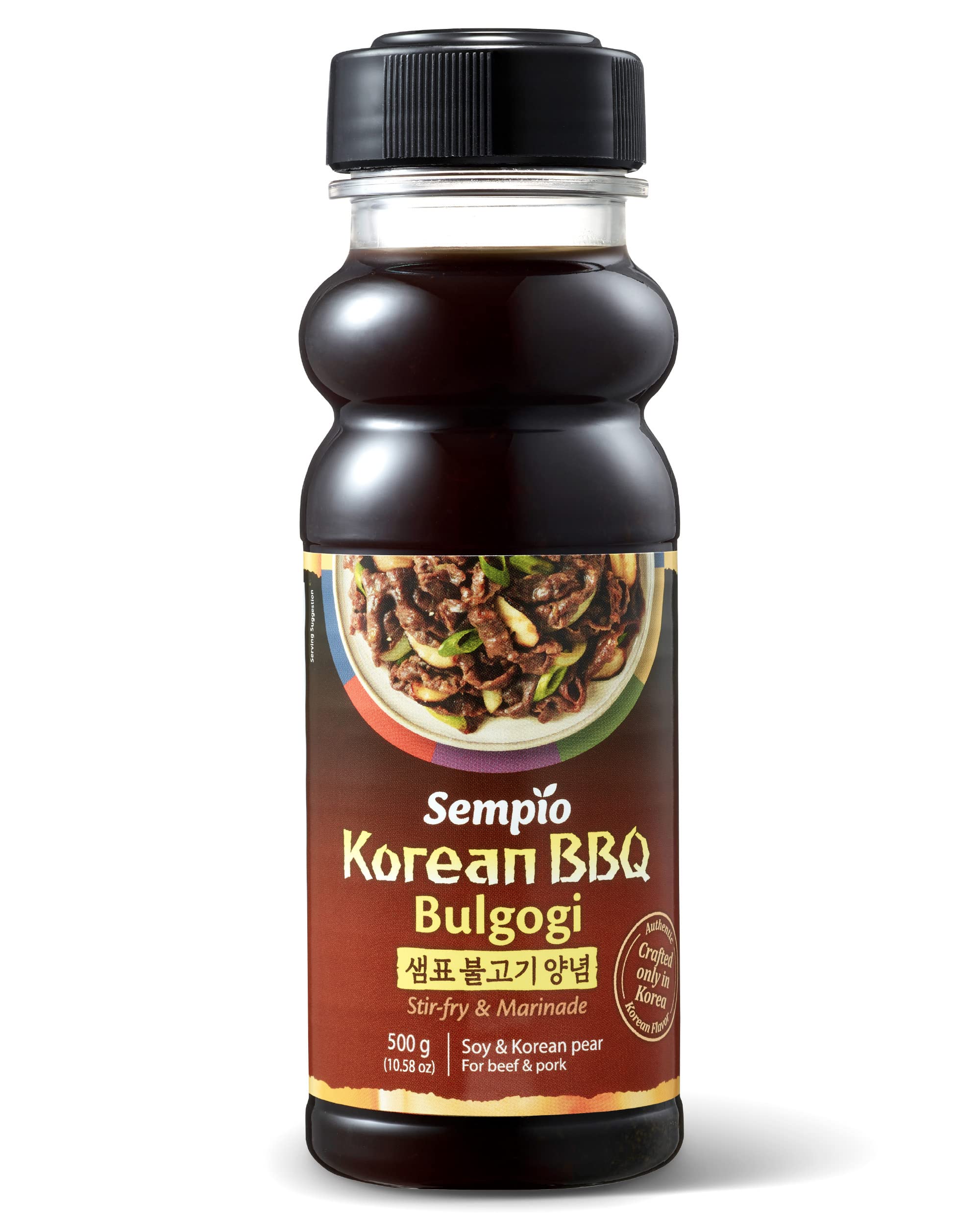 Sempio Korean BBQ Original Bulgogi Marinade: Sweet & Savory Authentic Korean BBQ Sauce with Soy Sauce & Pear, Perfect for Stir-Fry & Grilled Meats