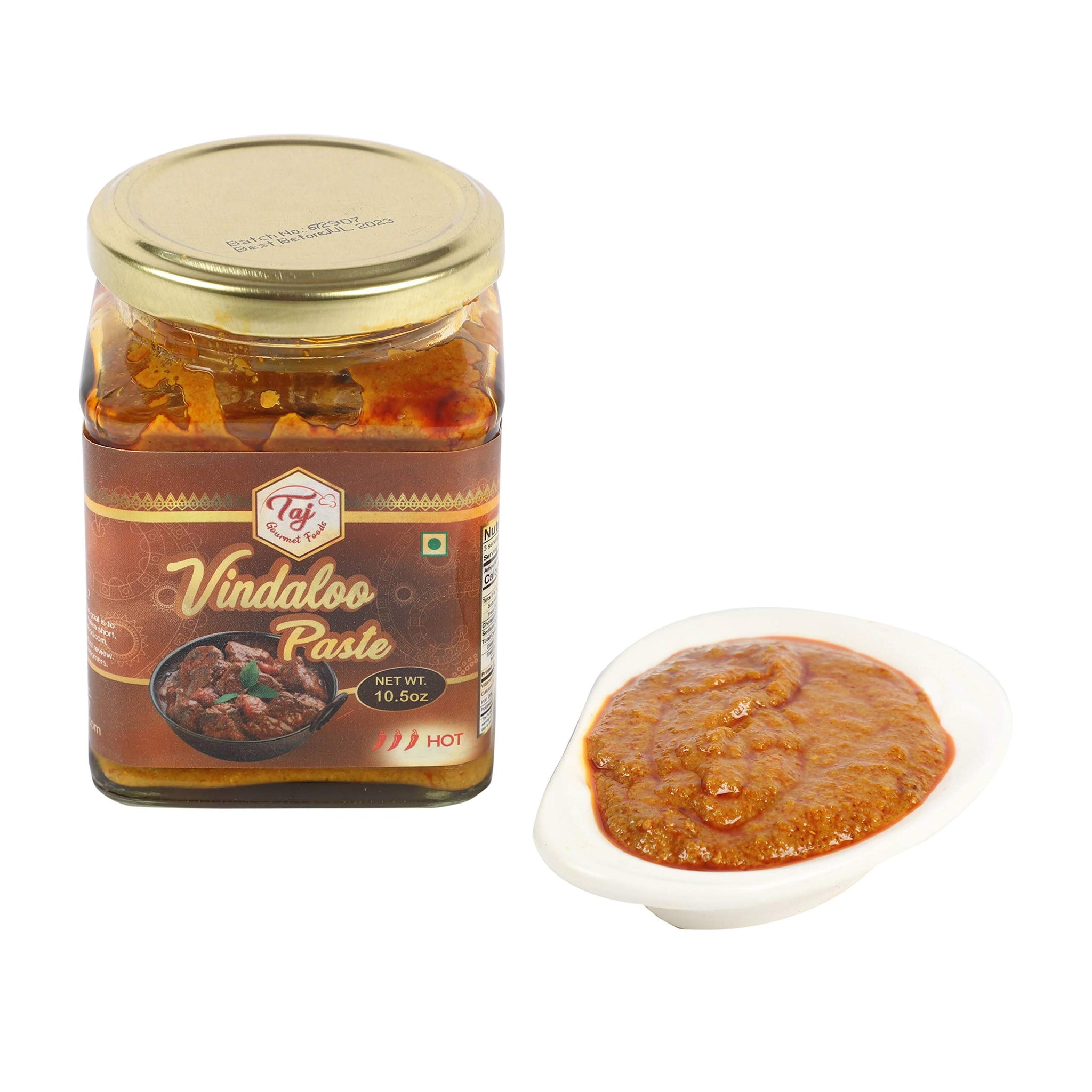 TAJ Vindaloo Paste, Vindaloo Curry Paste, 300g (10.5oz)