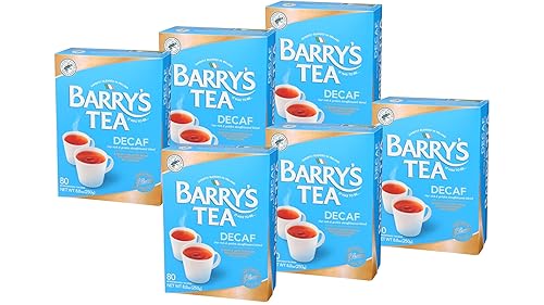 Barry's Tea Decaf Blend 80 Teabags (6 Pack), fresh from Barry's Tea in Ireland