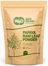 Papaya Leaf Powder 64 Ounces(4 Pounds), Dried from Fresh Green Leaves, Good to Make Tea, Juice Extract (No Fruit, No Seeds) - Way4Organic