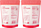 52USA Thai Rice Flour 32 Ounce (Basic), 2 Pound (Pack of 2), Rice Flour for Baking or Cooking, Product of Thailand, All Natural White Rice Flour