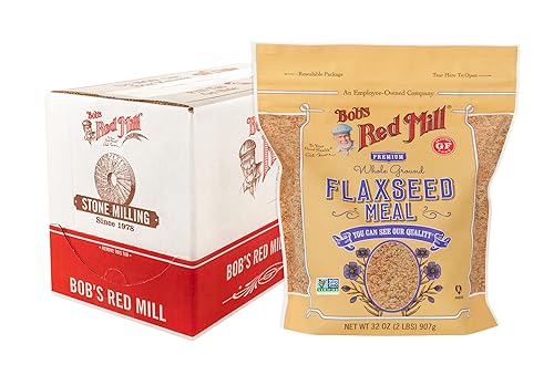 Bob's Red Mill Flaxseed Meal, 32oz (Pack of 4) - Non GMO, Vegan, Paleo Friendly, Keto Friendly, Kosher