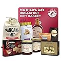 Gift Basket Village - Mothers Day Breakfast Gift Basket - Gourmet Mom Gift Set with Pancake Mix, Jam, Syrup, Snacks - Unique Birthday, Holiday, or Spa