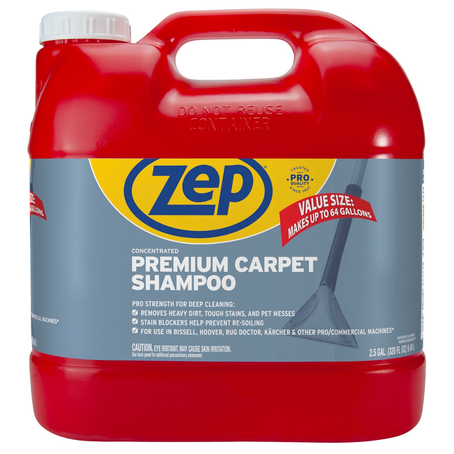 ZEP 2.5 Gal. Premium Carpet Shampoo ZUPXC320 (2-Pack)