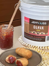 Jeynuuss Premium Guava Cake and Pastry Filling, (11 LB) Bulk Guava Paste for Baking, Pies, Donuts & Empanadas - Kosher & Gluten-Free - Gourmet Fruit