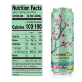AriZona Green Tea with Ginseng and Honey - Big Can, 22 Fl Oz (Pack of 24)