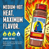 Secret Aardvark Habanero Hot Sauce, Non-GMO, Low Sugar, 12-Pack 8 fl oz