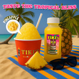 Tiki's Shave Ice Syrup Concentrate for Snow Cones & Shaved Ice - Natural Syrup for Beverages & Desserts - Ideal for Snow Cone, Slushie Machines
