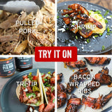PS Seasoning Notorious PIG Sweet Brown Sugar Pulled Pork Rub 4 pack - Smoky BBQ Pork Butt Seasoning for Ribs, Shoulder and Chops - Barbecue Dry Rub