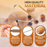 1-Pack Pet Hair Removal Tool - Carpet Rake and Squeegee for Pet Hair Remover Tool - Lint Remover and Hair Scraper for Couch - Easy to Clean Fuzz Fur