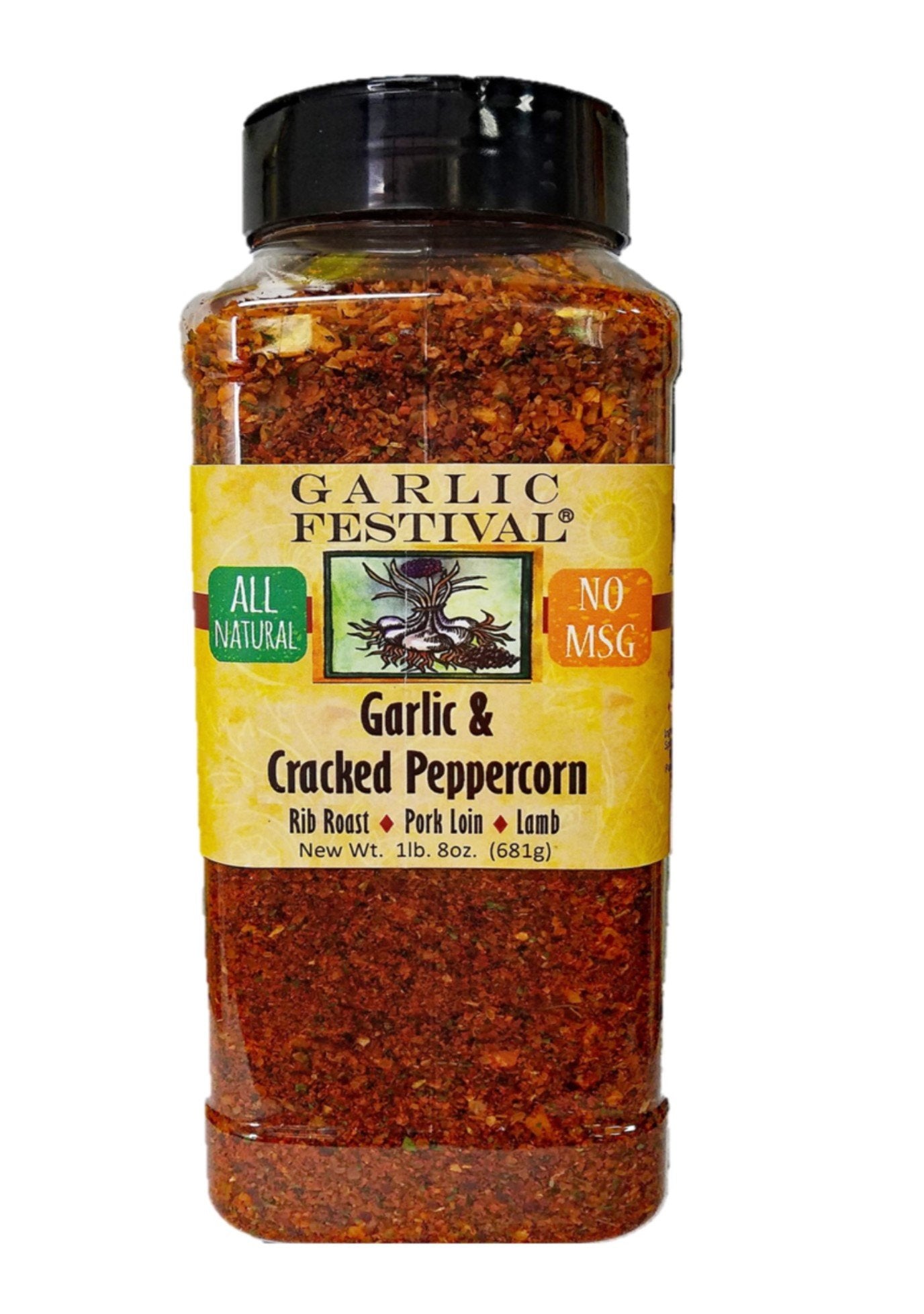 Garlic Festival Foods Garlic & Cracked Peppercorn 24 oz.