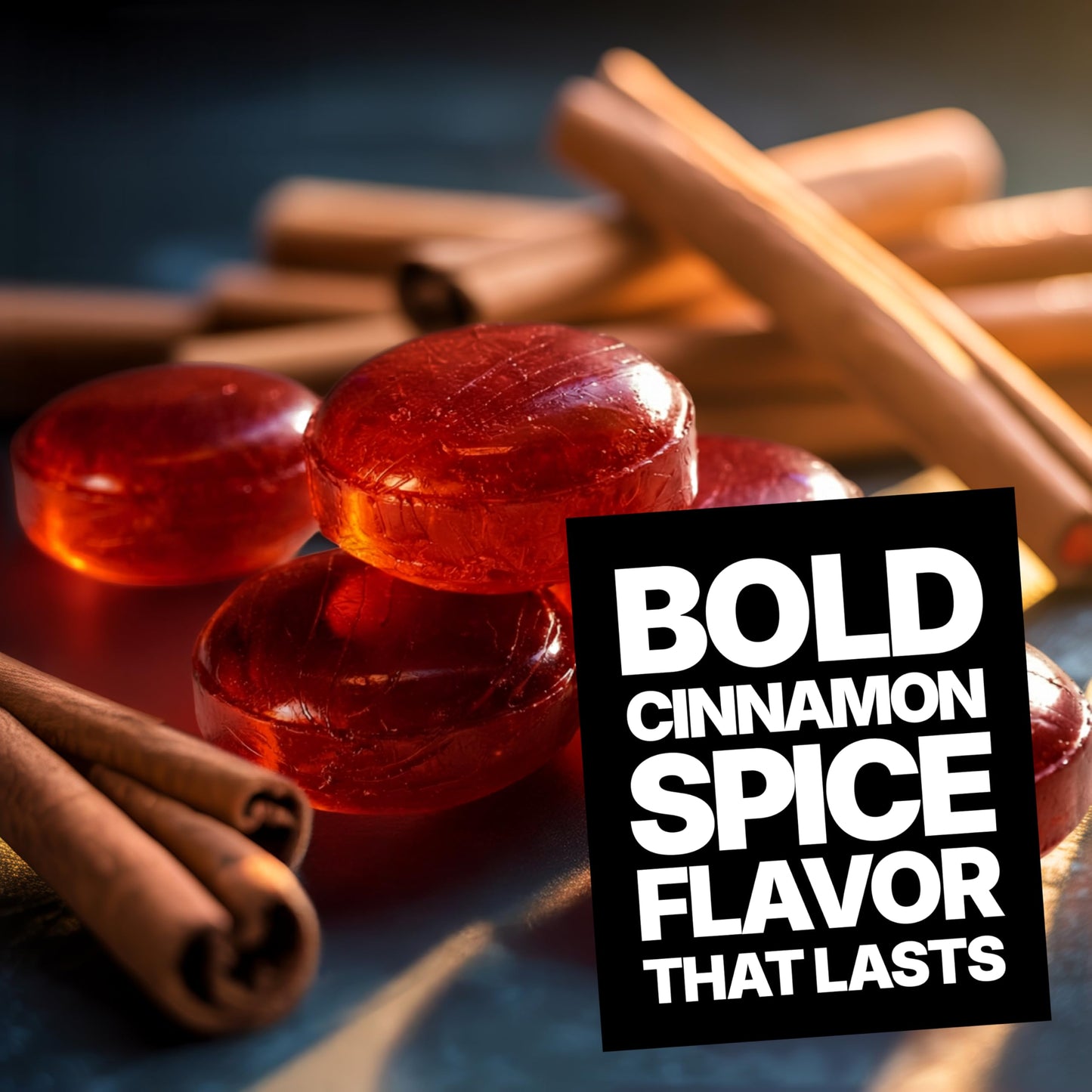 Cinnamon Discs Hard Candy, 1 lb. Bag Individually Wrapped, Old Fashioned Cinnamon Candy, Bulk Hard Candy for Candy Dish, Office Candy Bowls, Parties