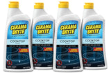 Cerama Bryte Removes Tough Stains Cooktop and Stove Top Cleaner for Glass - Ceramic Surfaces, 18 Ounces, 4 Pack