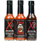 Elijah's Xtreme Trio Hottest Hot Sauce Variety Pack Includes Xtreme Regret Carolina Reaper Hot Sauce, Ghost Pepper Sauce & Sweet Reaper Hot Sauces
