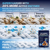Pet Laundry Detergent Pro Enzyme Odor Remover - Deep Clean of Stubborn Stains - Urine (Dog, Cat, Puppy Accidents), Feces & Vomit, Saliva & Drool