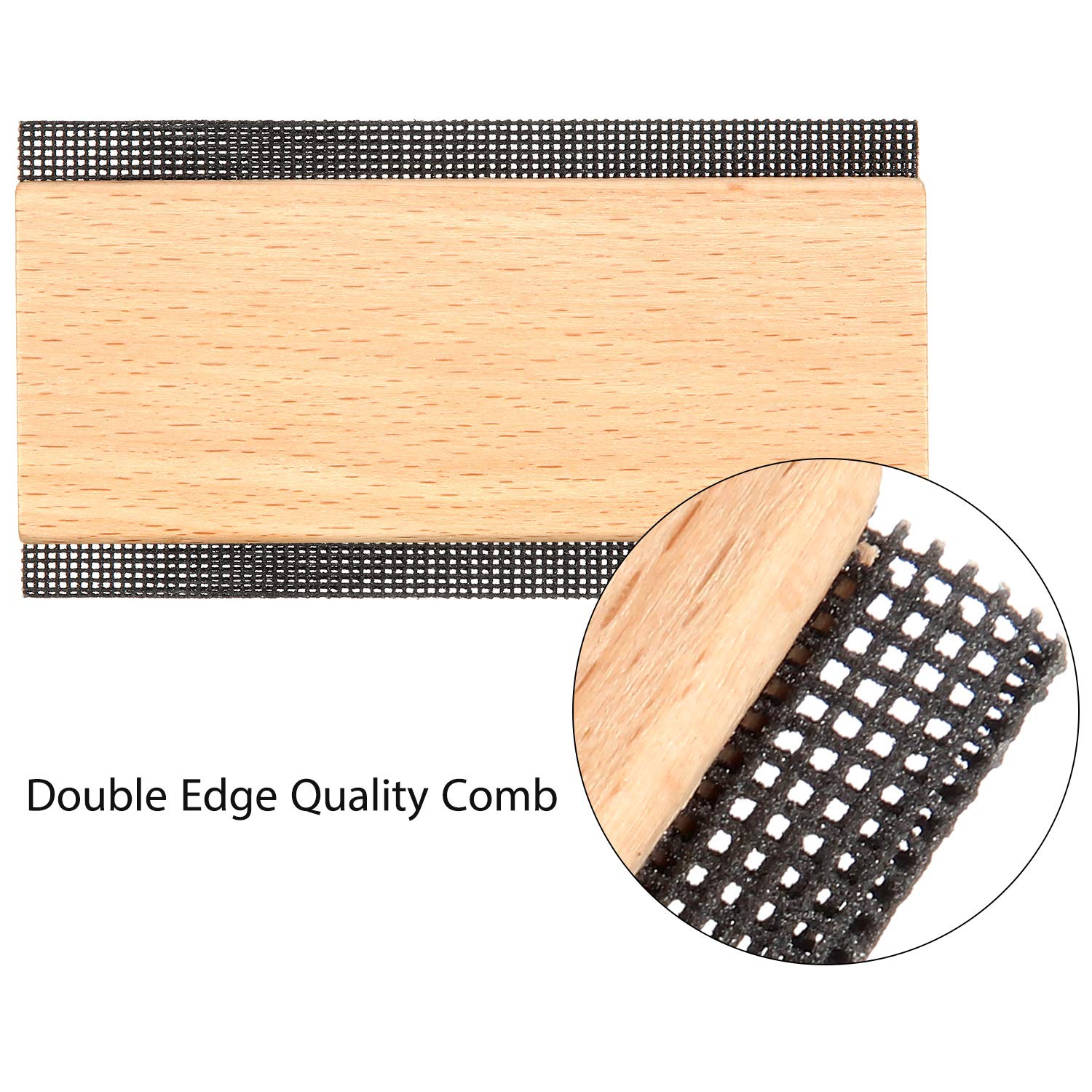 Boao 2 Pcs Wool Comb Laundry Sweater Cashmere Comb Removes Pills and Fuzz from Clothing Pill Remover for Scarves, Wool Coats, Pant Legs, Knits